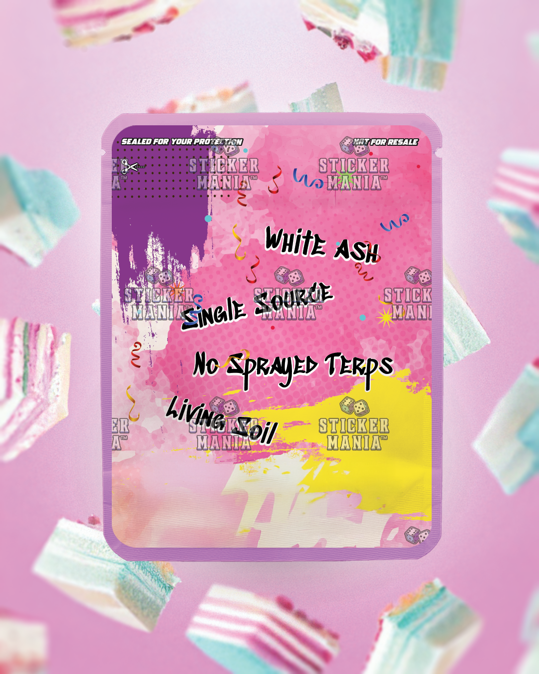 Birthday Cake | Pre-Made Sticker Bag | 3.5g