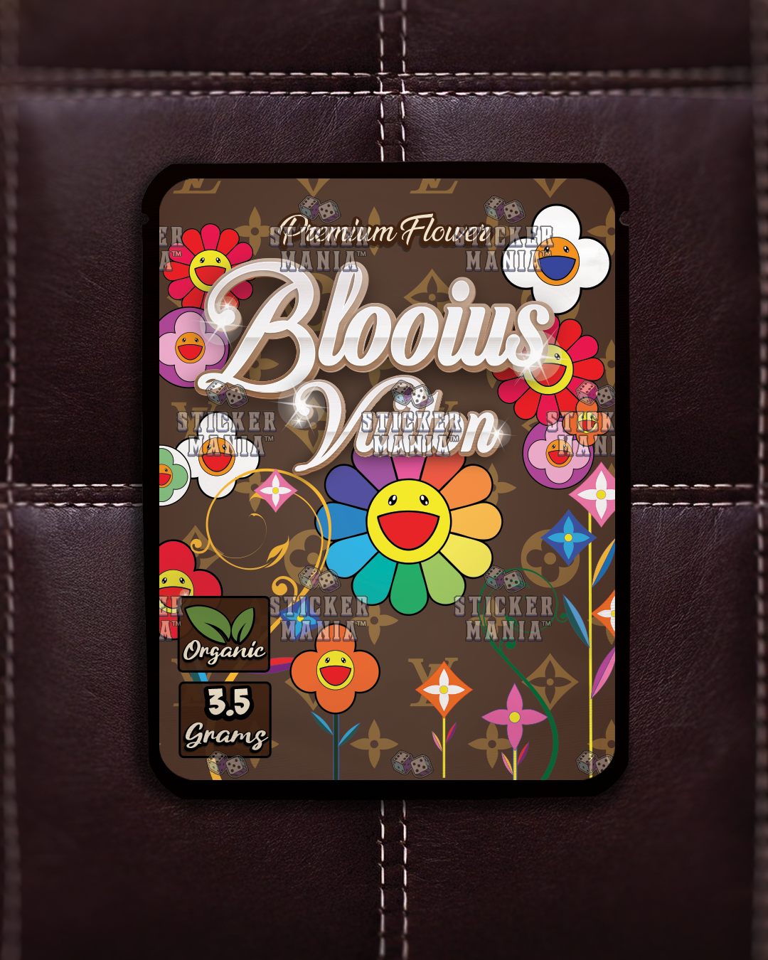 Blooius Vuitton | Pre-Made Sticker Bag | 3.5g