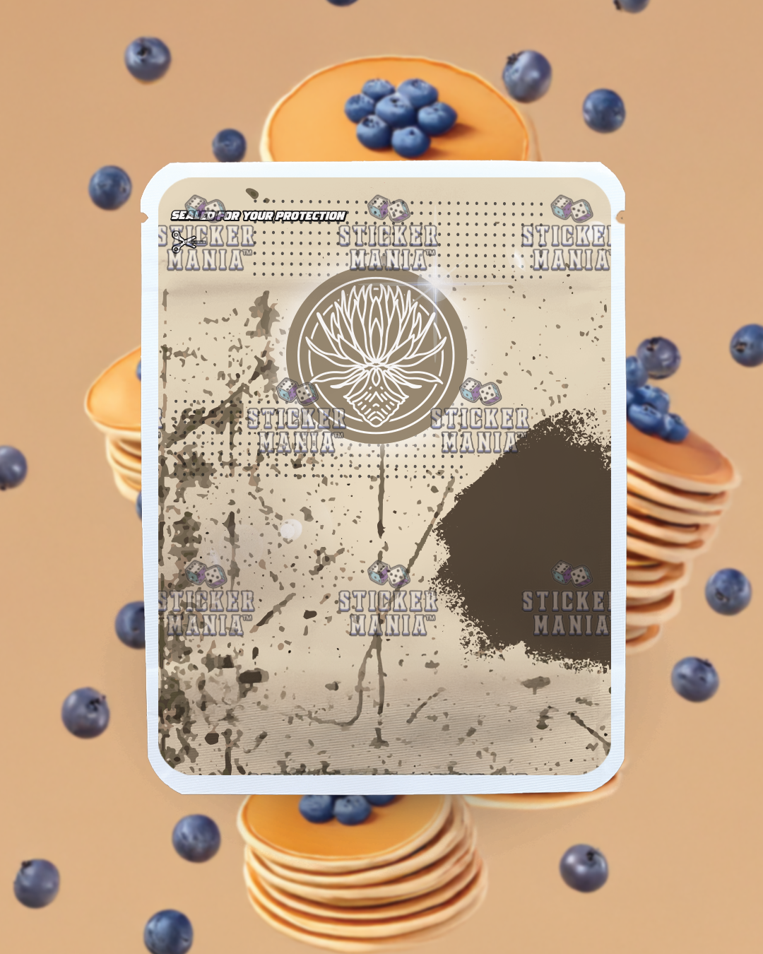 Blueberry Shortcake | Pre-Made Sticker Bag | 3.5g