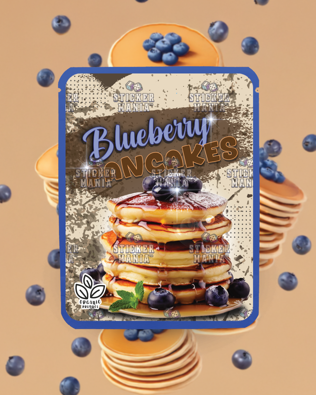 Blueberry Shortcake | Pre-Made Sticker Bag | 3.5g