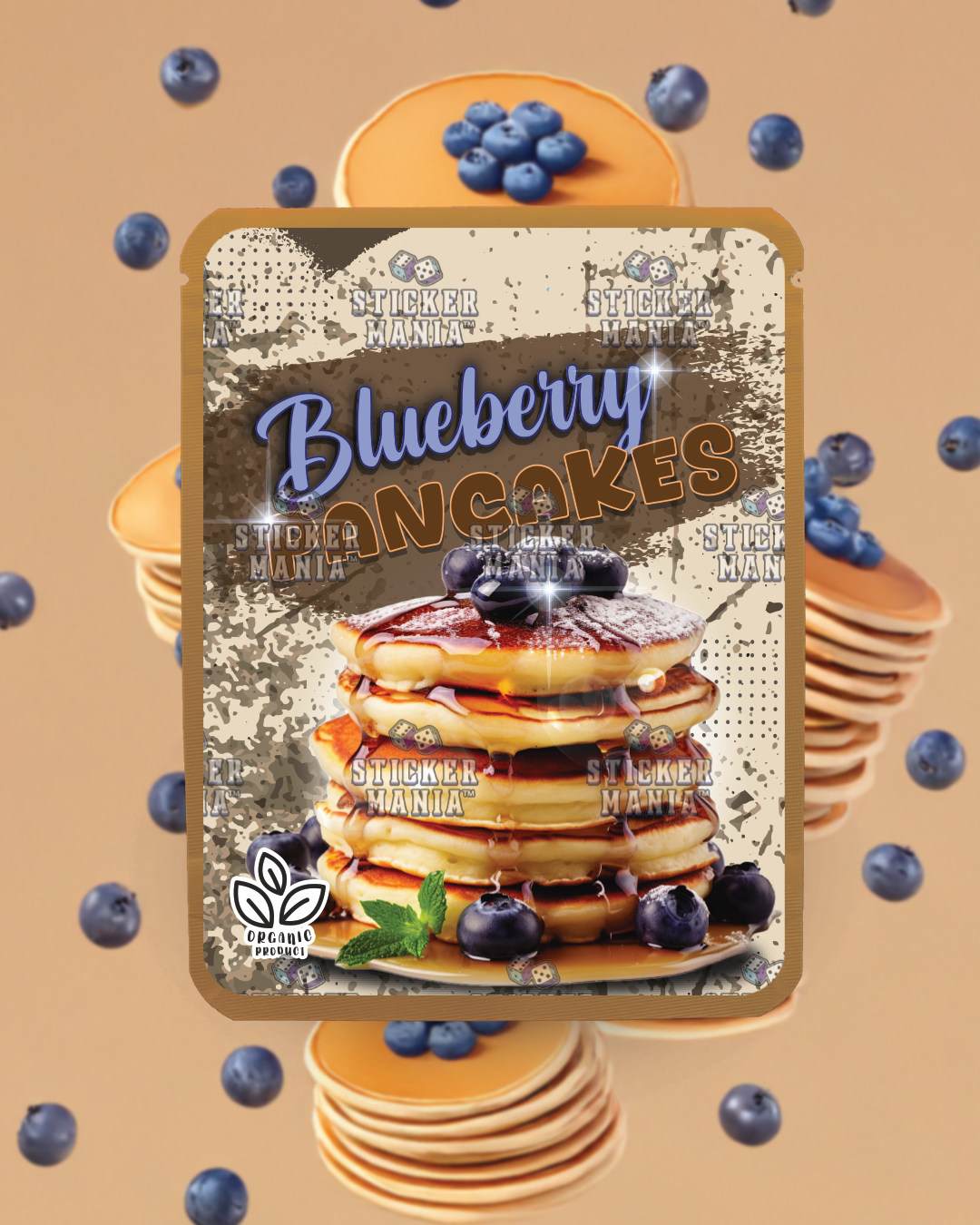 Blueberry Shortcake | Pre-Made Sticker Bag | 3.5g