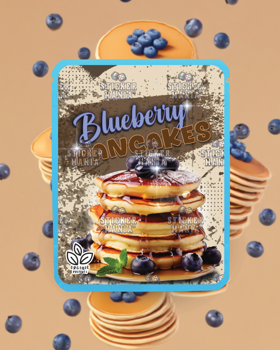 Blueberry Shortcake | Pre-Made Sticker Bag | 3.5g