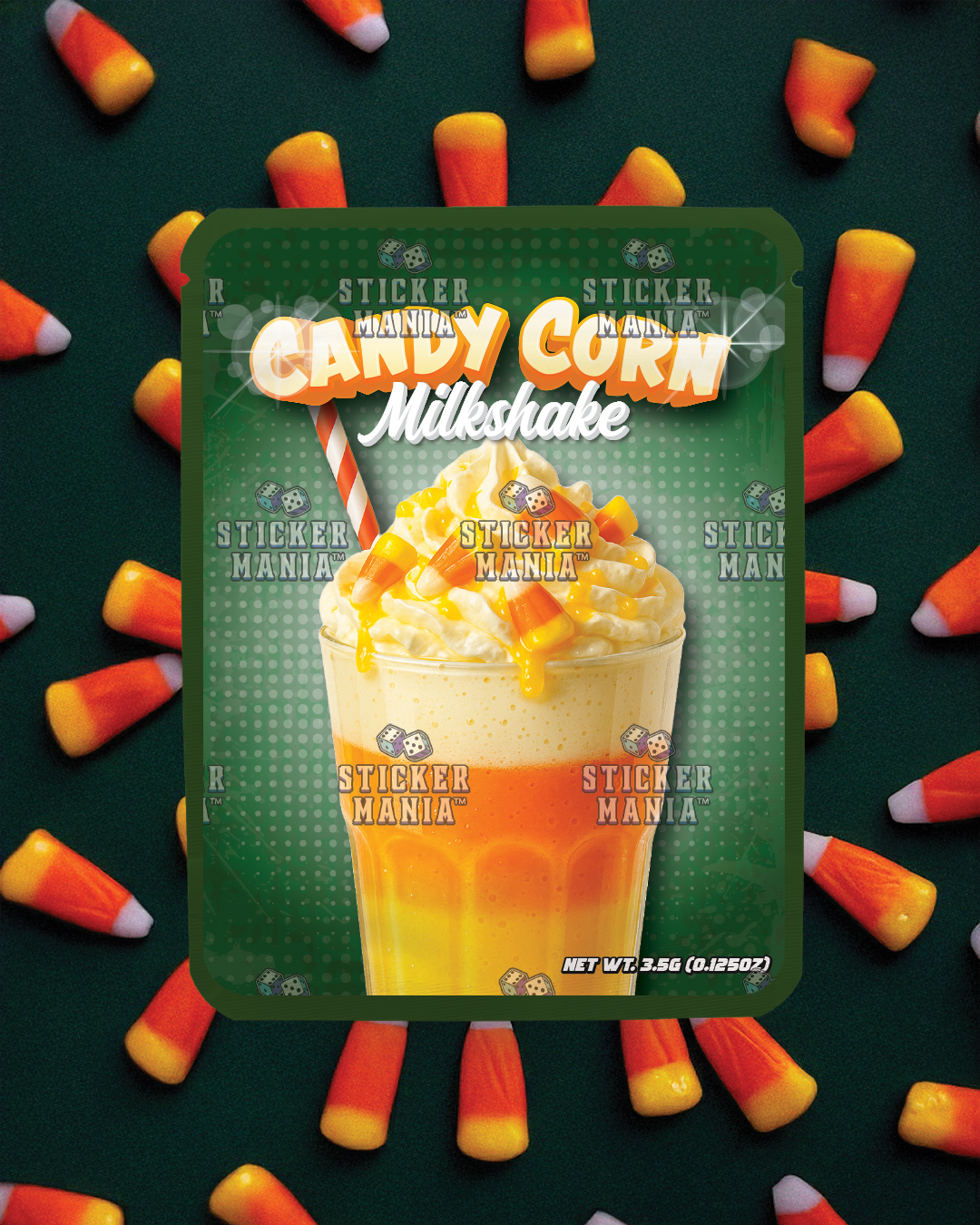 Candy Corn Milkshake | Pre-Made Sticker Bag | 3.5g
