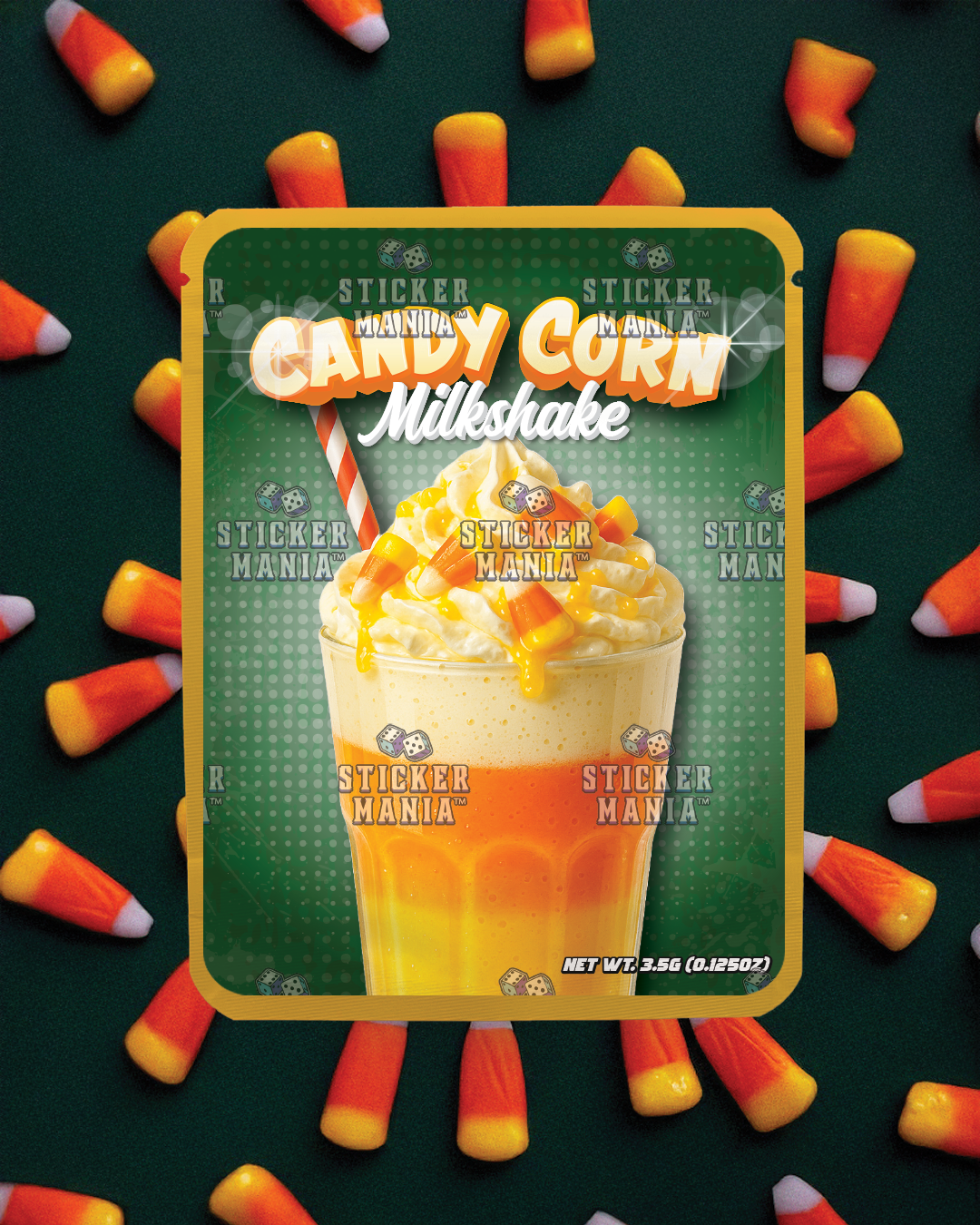 Candy Corn Milkshake | Pre-Made Sticker Bag | 3.5g