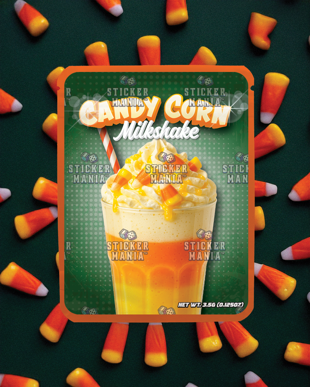 Candy Corn Milkshake | Pre-Made Sticker Bag | 3.5g