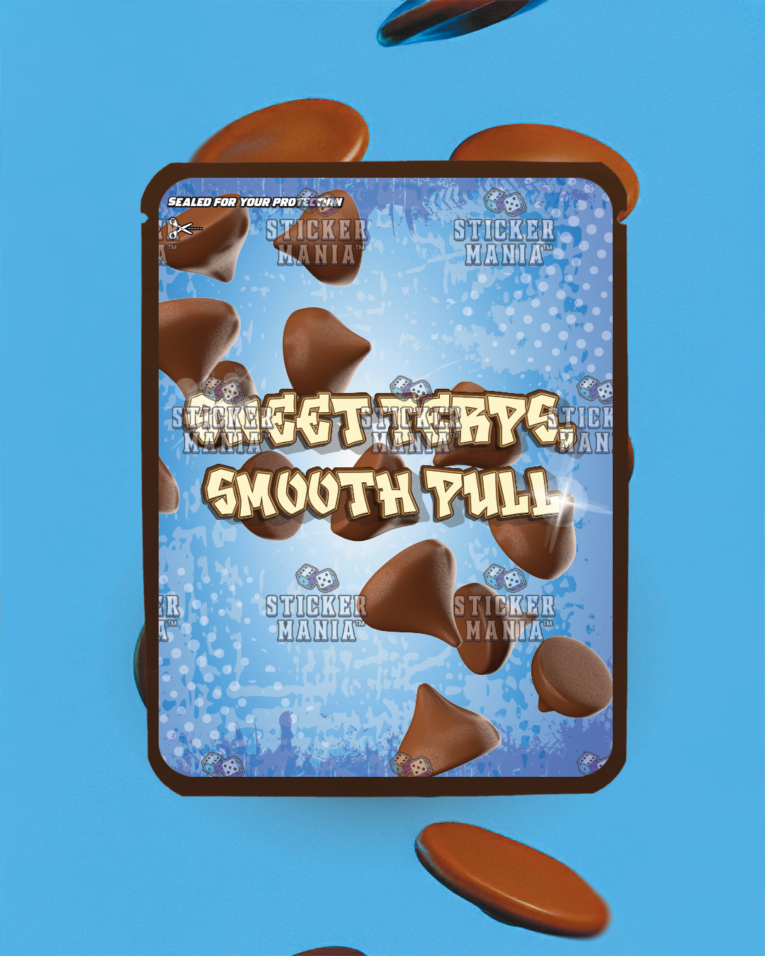 Chocolate Chip Rice Crispy | Pre-Made Sticker Bag | 3.5g