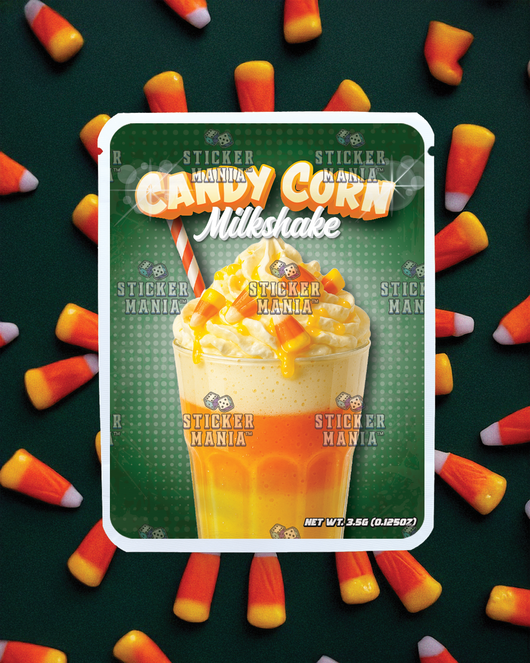 Candy Corn Milkshake | Pre-Made Sticker Bag | 3.5g