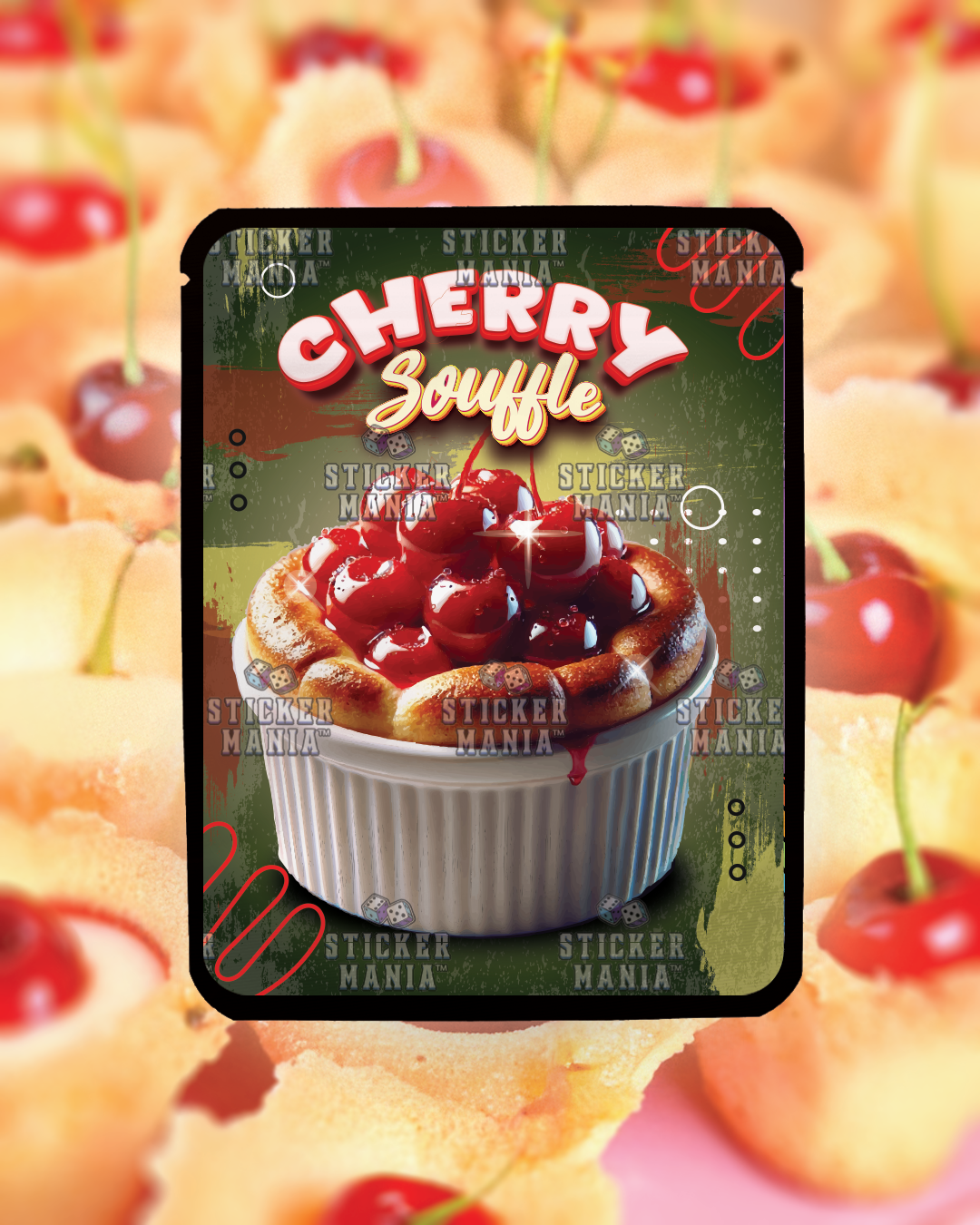 Cherry Soufflé | Pre-Made Sticker Bag | 3.5g