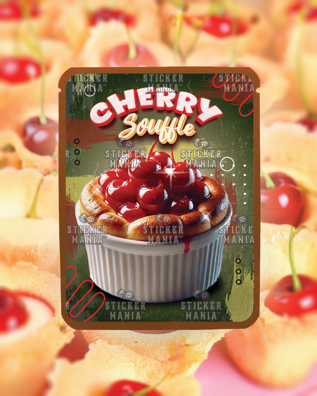 Cherry Soufflé | Pre-Made Sticker Bag | 3.5g