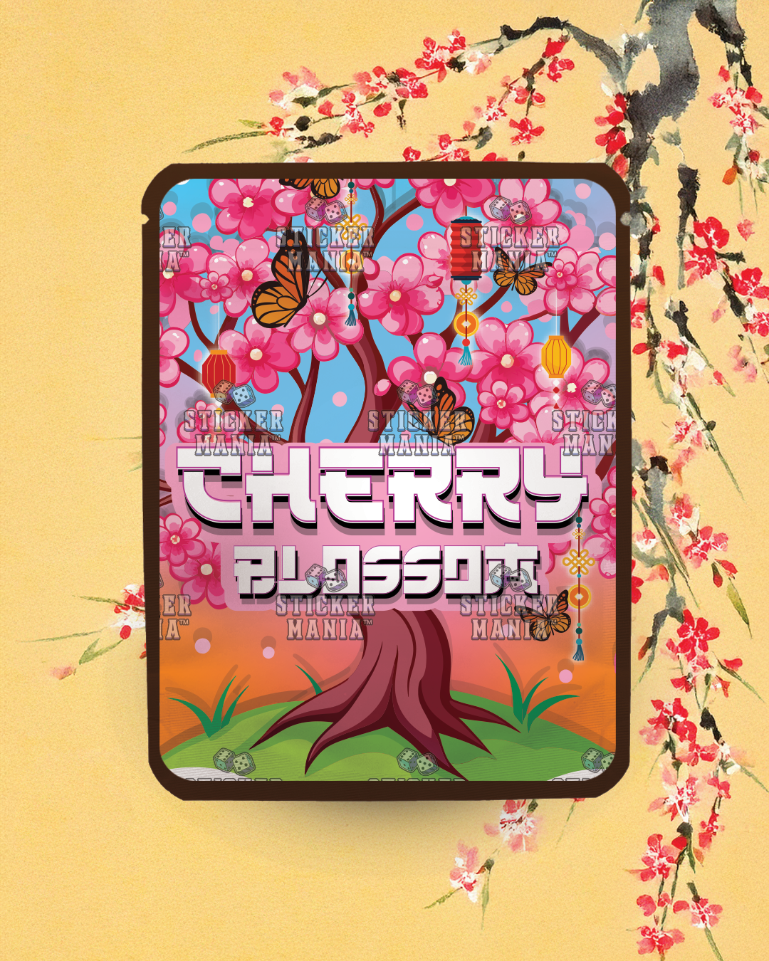 Cherry Blossom | Pre-Made Sticker Bag | 3.5g