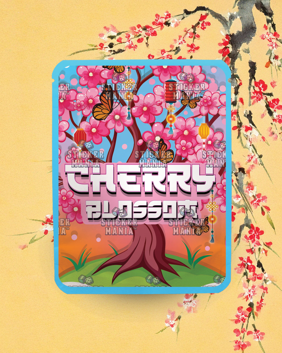 Cherry Blossom | Pre-Made Sticker Bag | 3.5g