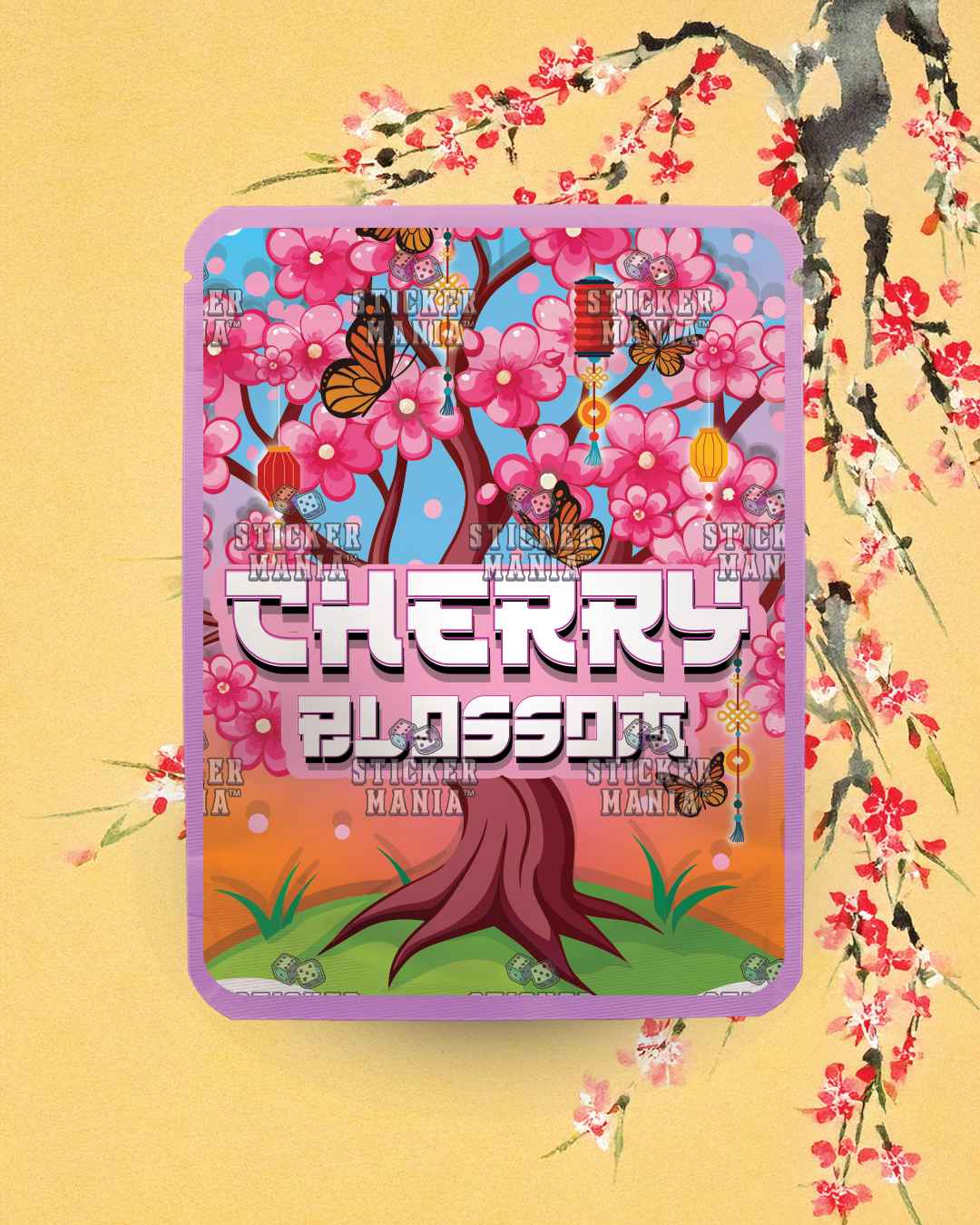 Cherry Blossom | Pre-Made Sticker Bag | 3.5g