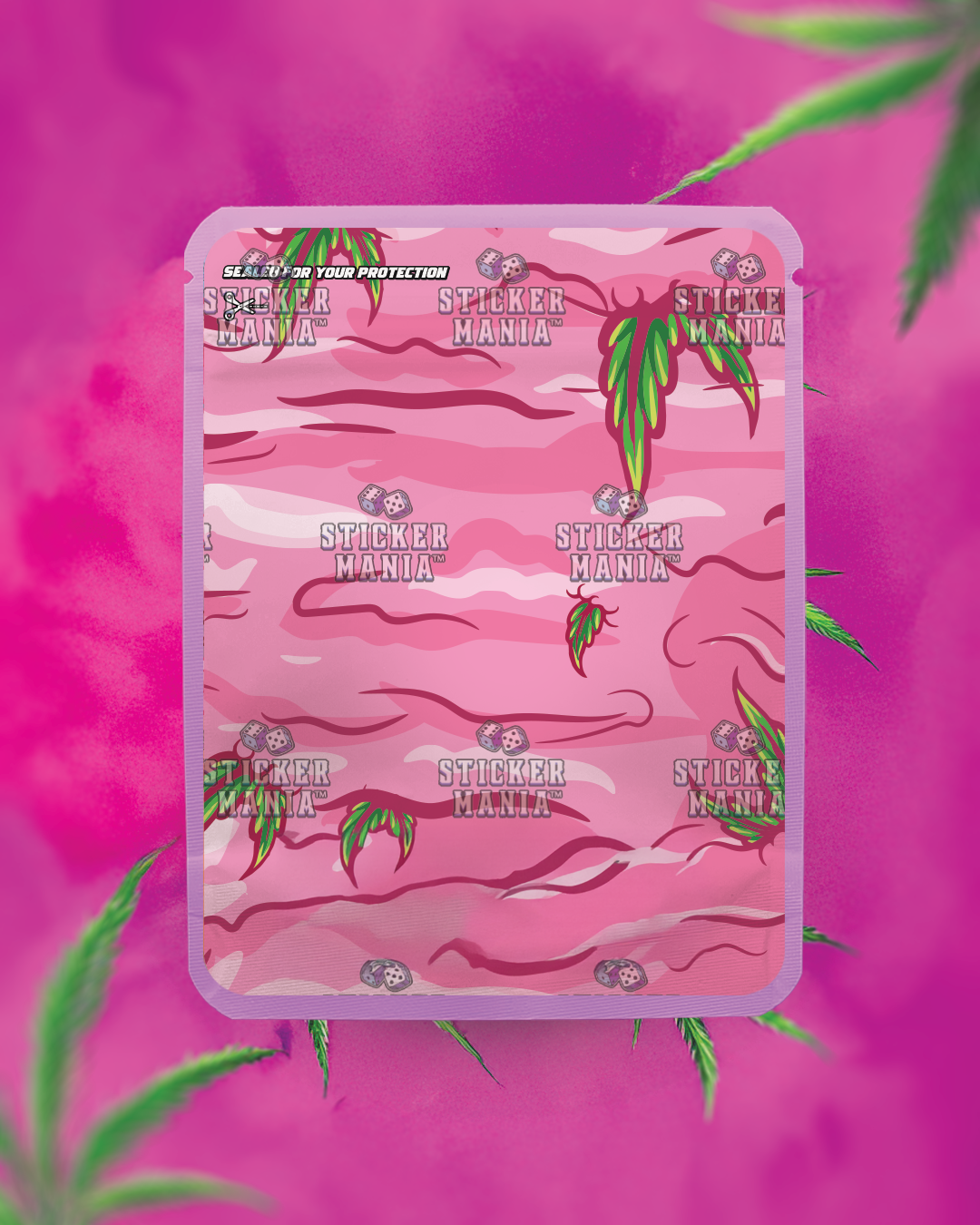 Cotton Candy | Pre-Made Sticker Bag | 3.5oz