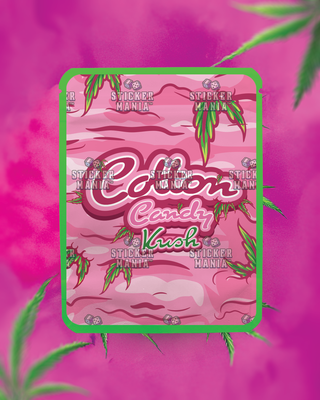 Cotton Candy | Pre-Made Sticker Bag | 3.5oz