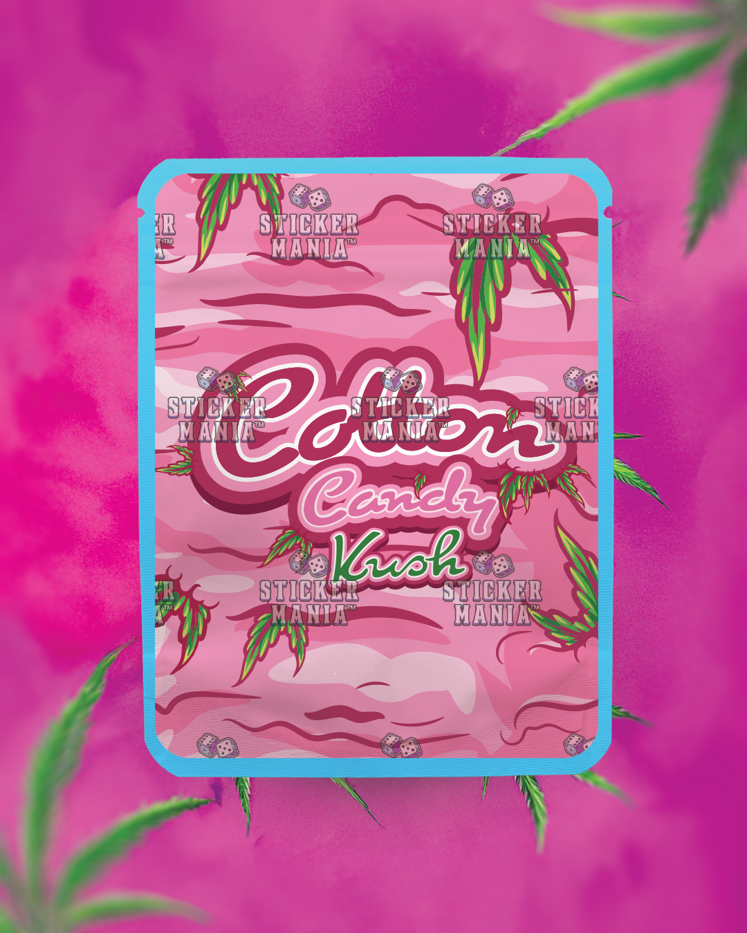 Cotton Candy | Pre-Made Sticker Bag | 3.5oz