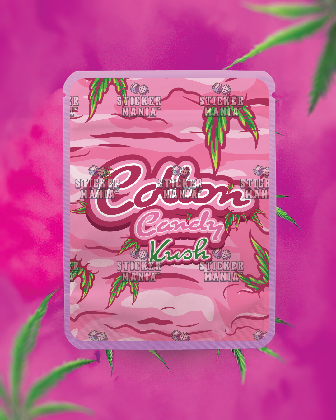 Cotton Candy | Pre-Made Sticker Bag | 3.5oz