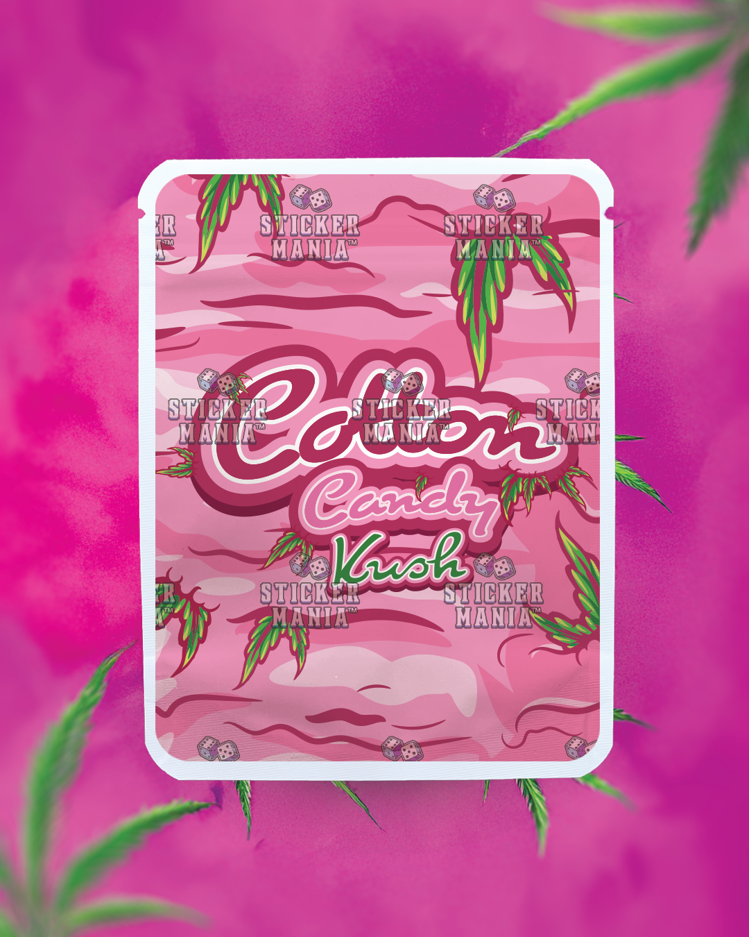 Cotton Candy | Pre-Made Sticker Bag | 3.5oz