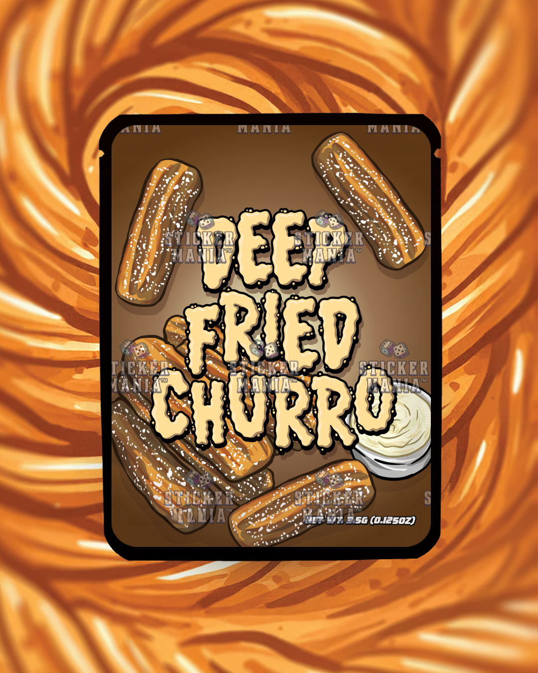Deep Fried Churro | Pre-Made Sticker Bag | 3.5g