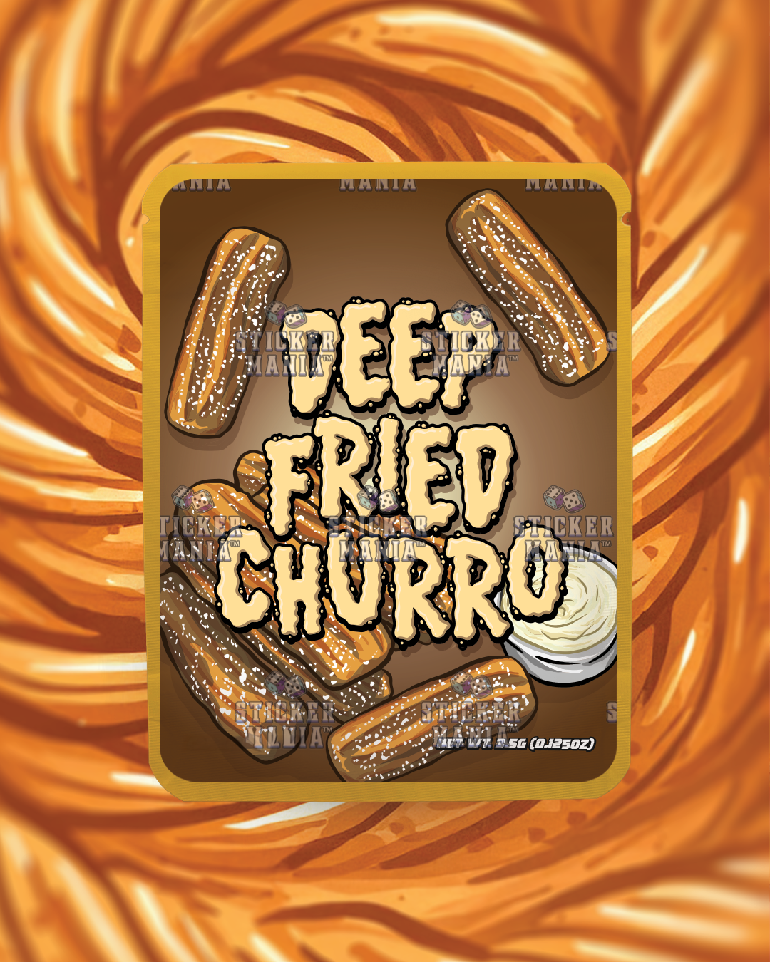 Deep Fried Churro | Pre-Made Sticker Bag | 3.5g