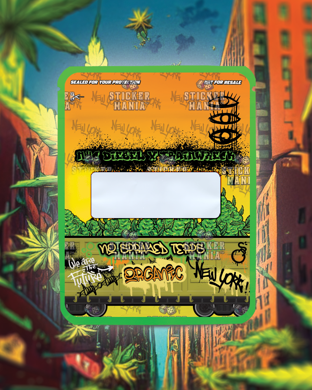 Diesel Train | Pre-Made Sticker Bag | 3.5g