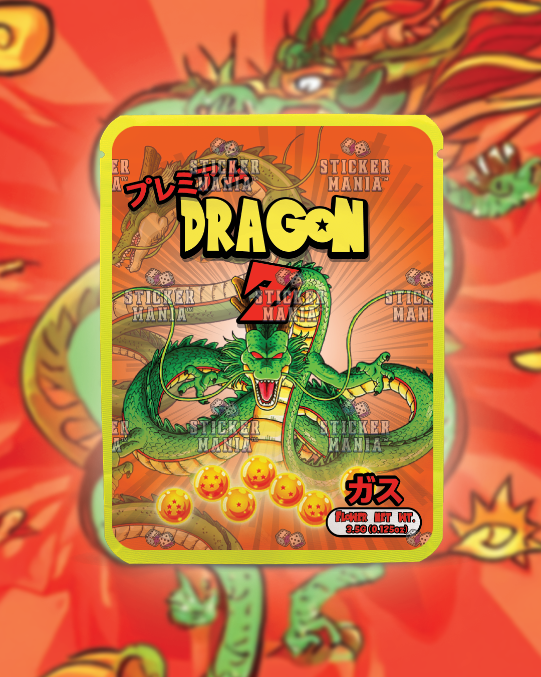 Dragon Ball Z | Pre-Made Sticker Bag | 3.5g