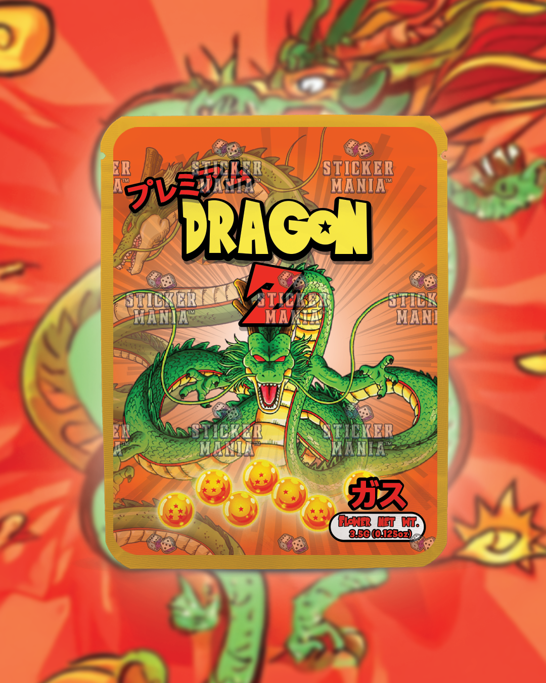 Dragon Ball Z | Pre-Made Sticker Bag | 3.5g