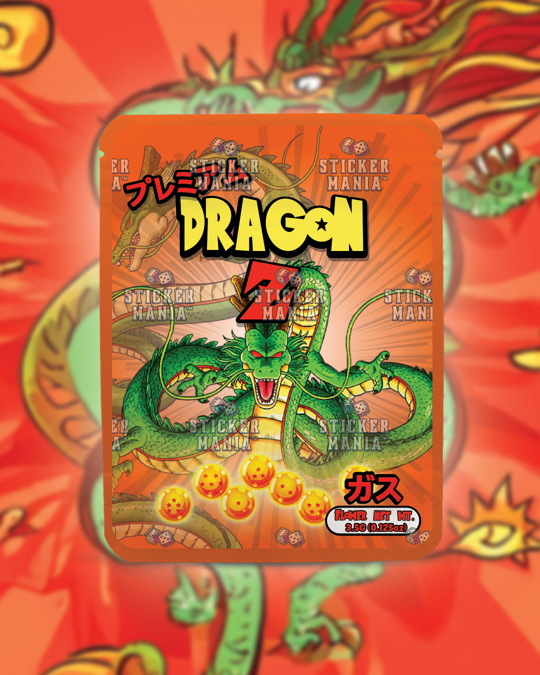 Dragon Ball Z | Pre-Made Sticker Bag | 3.5g