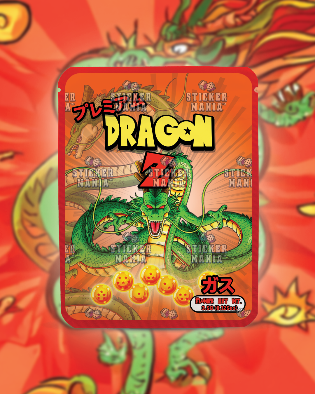 Dragon Ball Z | Pre-Made Sticker Bag | 3.5g