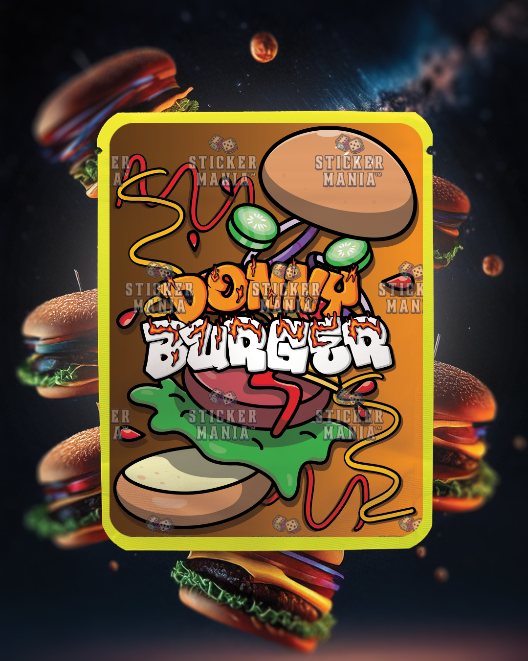 Donny Burger | Pre-Made Sticker Bag | 3.5g