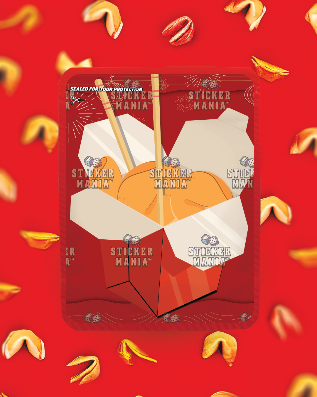 Fortune Cookie | Pre-Made Sticker Bag | 3.5g