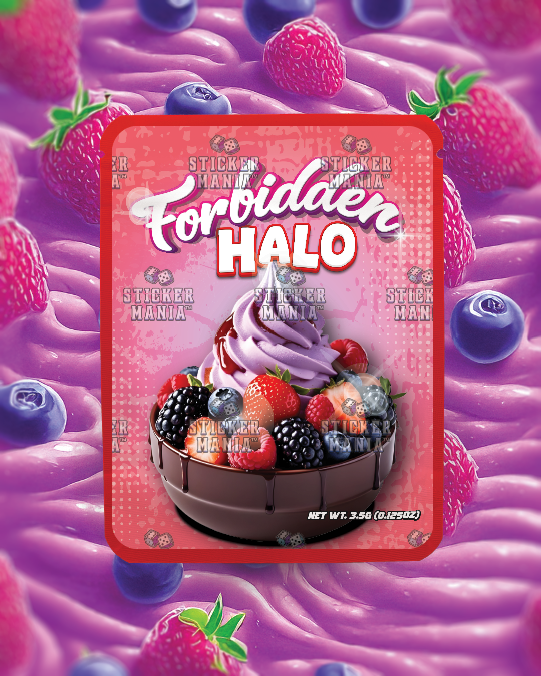 Forbidden Halo | Pre-Made Sticker Bag | 3.5g