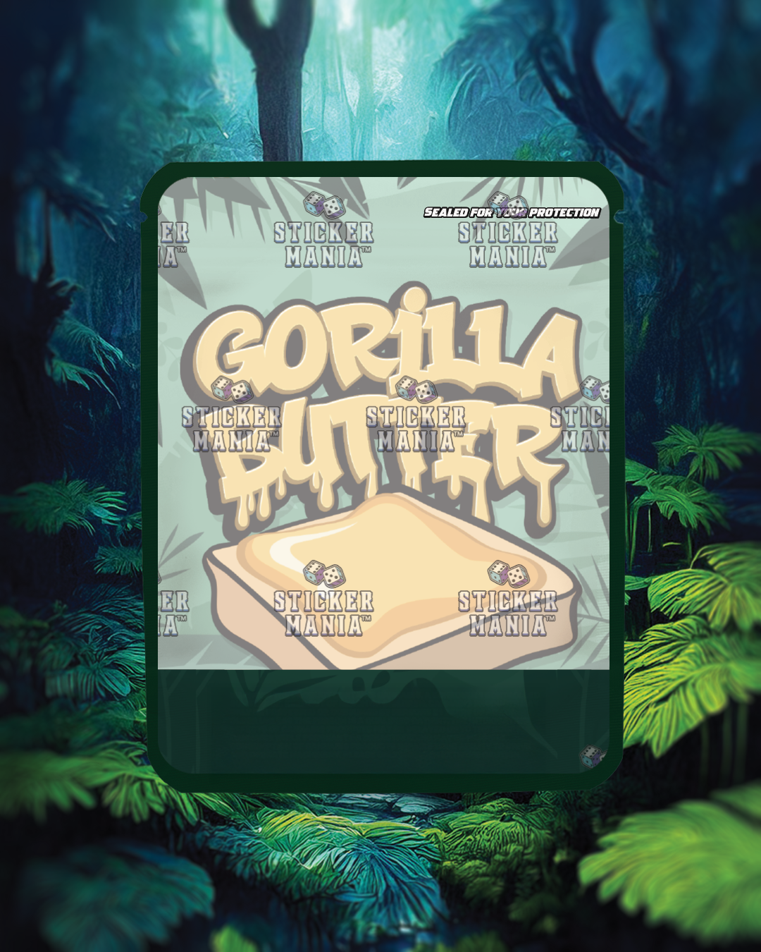 Gorilla Butter | Pre-Made Sticker Bag | 3.5g