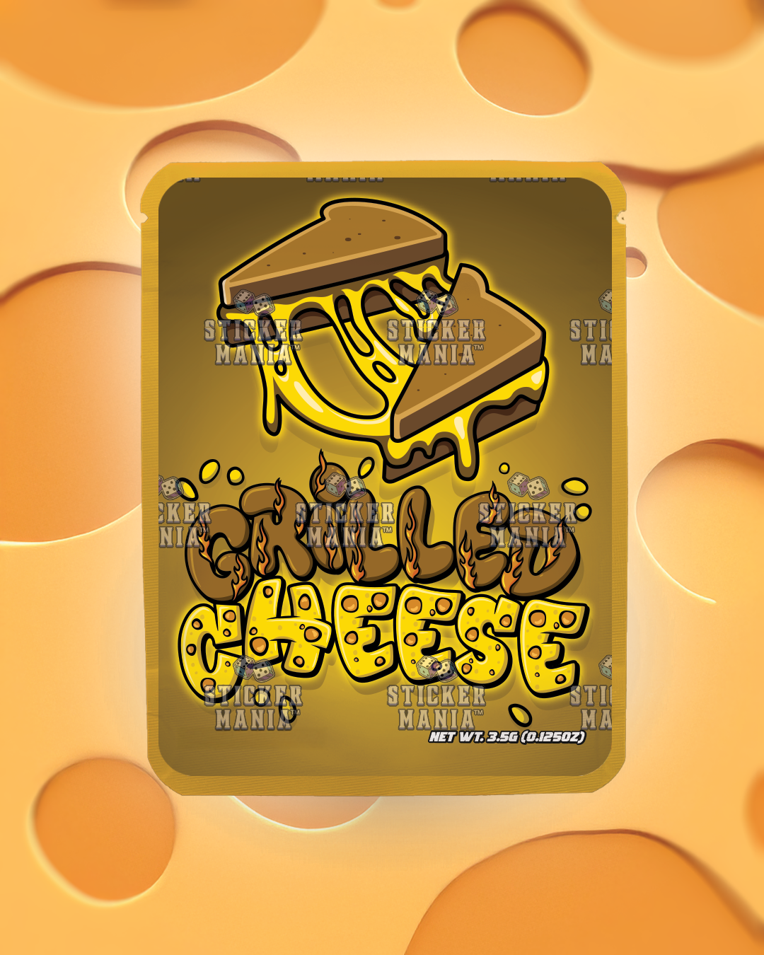 Grilled Cheese | Pre-Made Sticker Bag | 3.5g