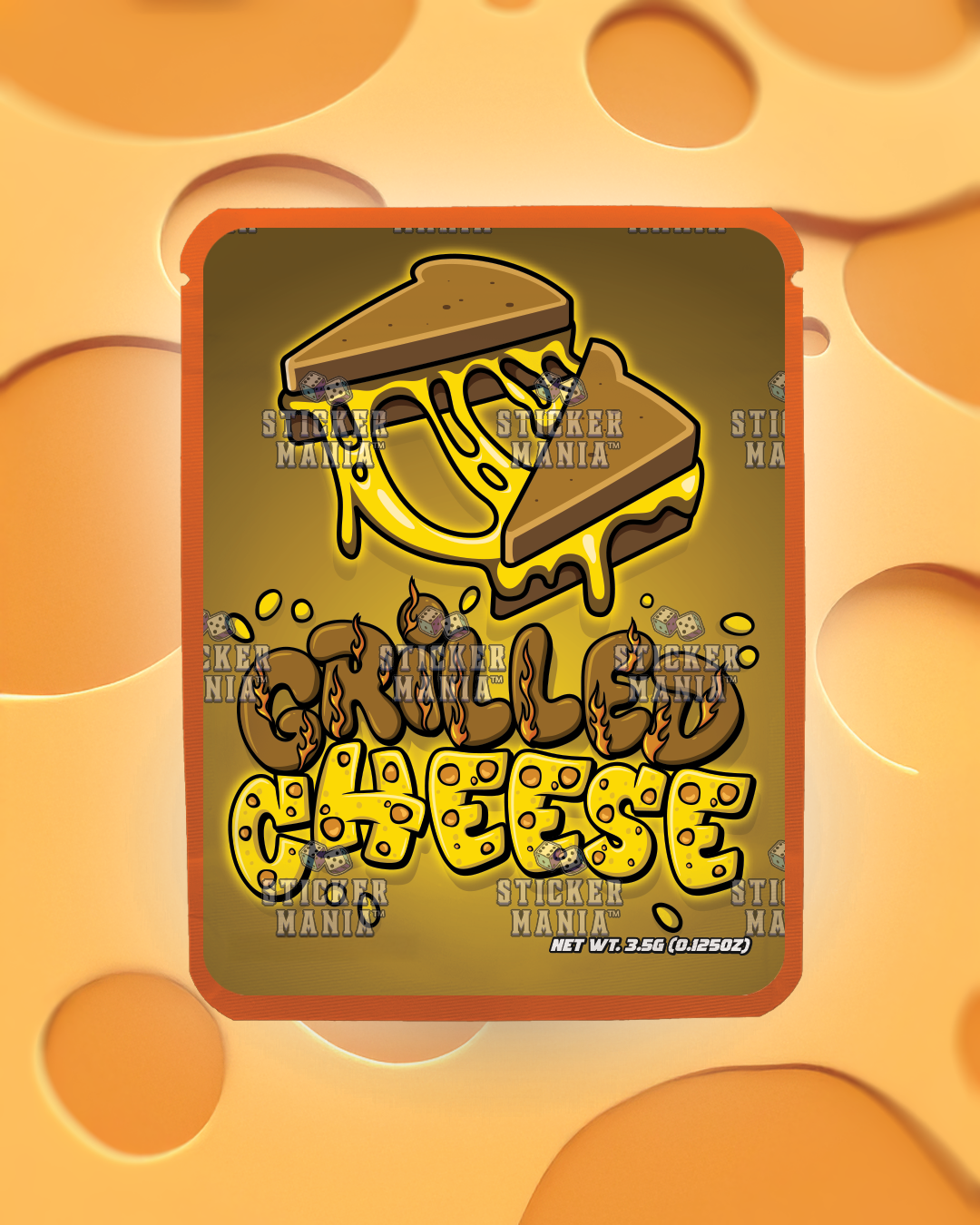 Grilled Cheese | Pre-Made Sticker Bag | 3.5g