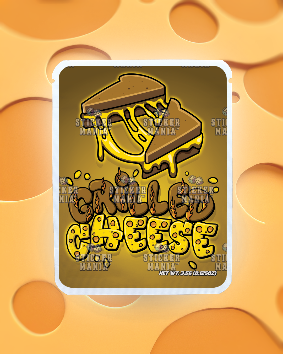 Grilled Cheese | Pre-Made Sticker Bag | 3.5g