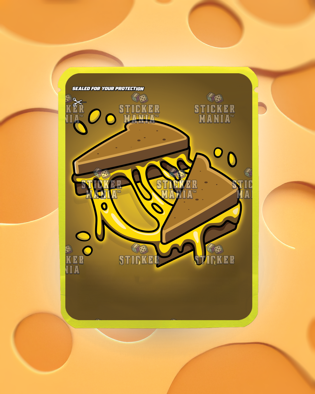 Grilled Cheese | Pre-Made Sticker Bag | 3.5g