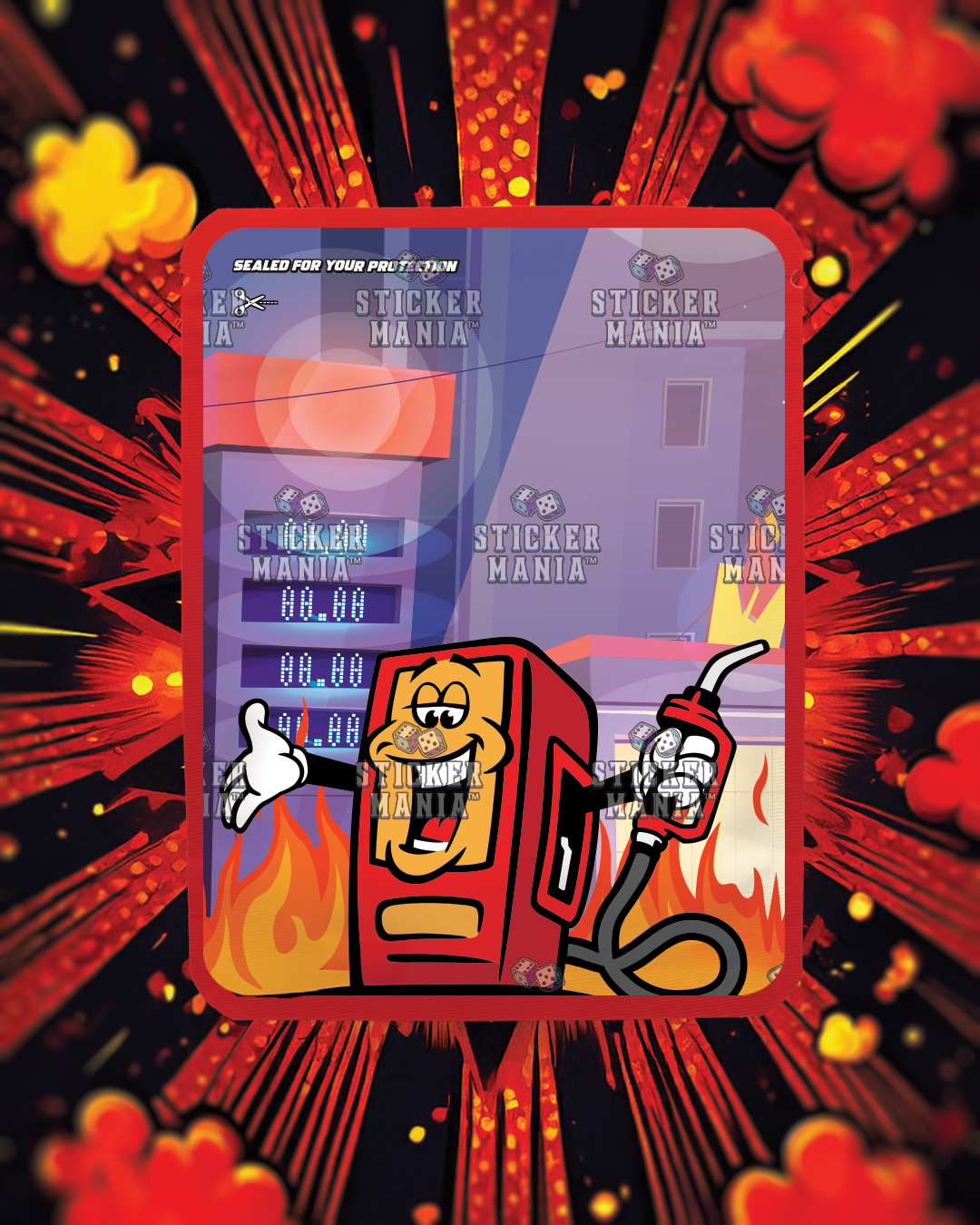 Gas Pump | Pre-Made Sticker Bag | 3.5g
