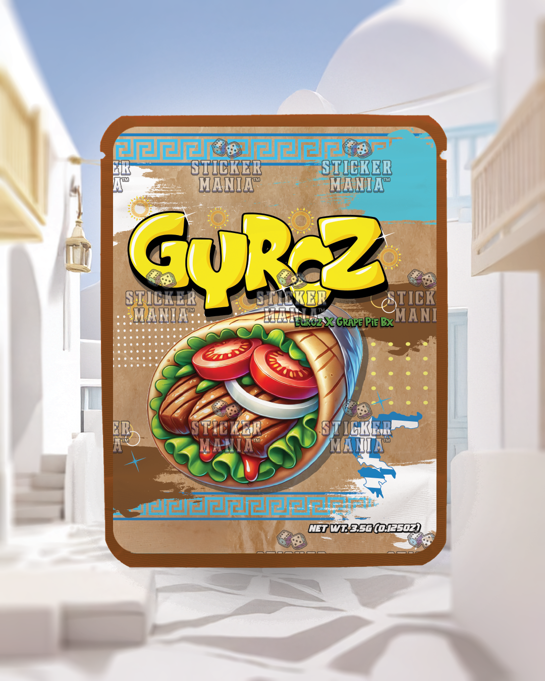 Gyroz | Pre-Made Sticker Bag | 3.5g