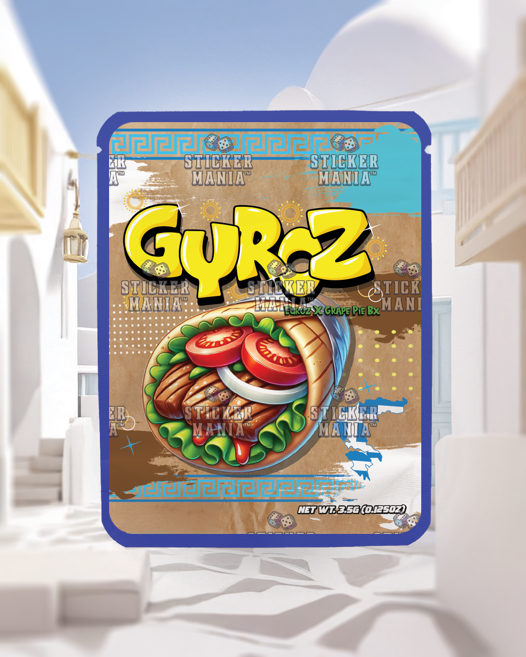 Gyroz | Pre-Made Sticker Bag | 3.5g