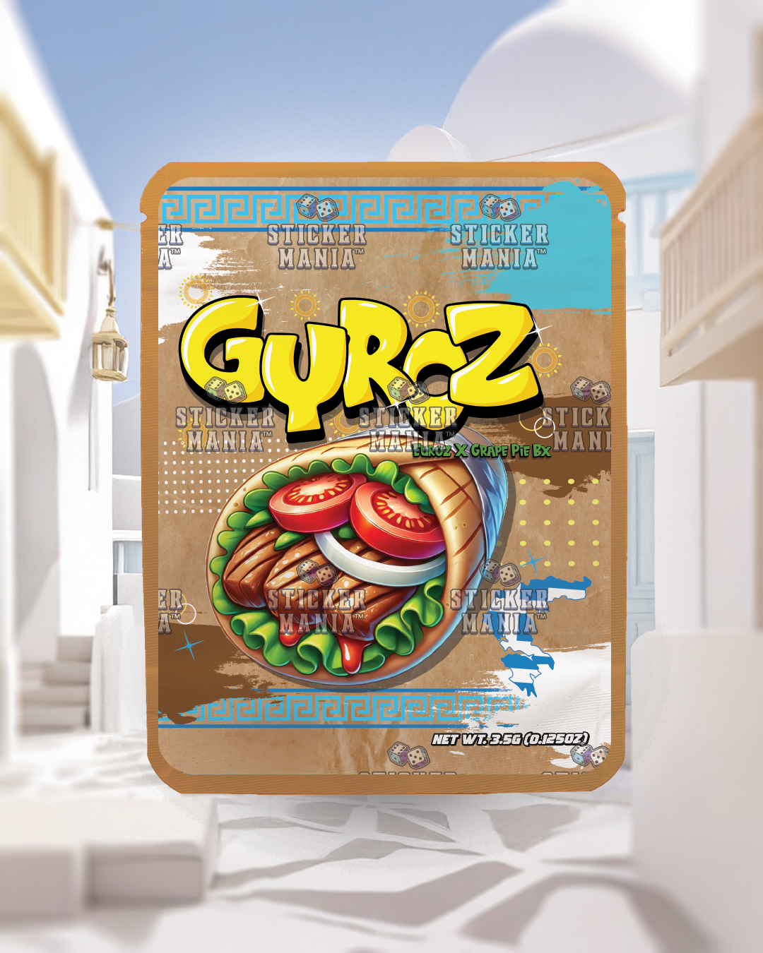 Gyroz | Pre-Made Sticker Bag | 3.5g
