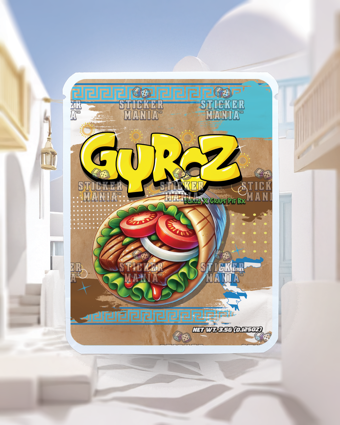 Gyroz | Pre-Made Sticker Bag | 3.5g
