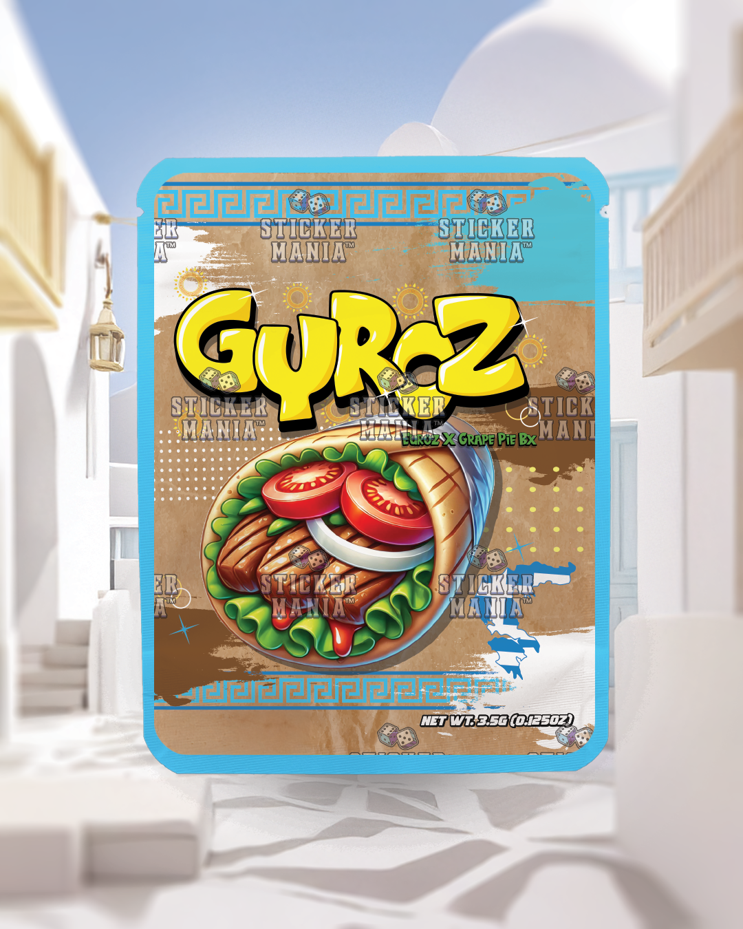 Gyroz | Pre-Made Sticker Bag | 3.5g