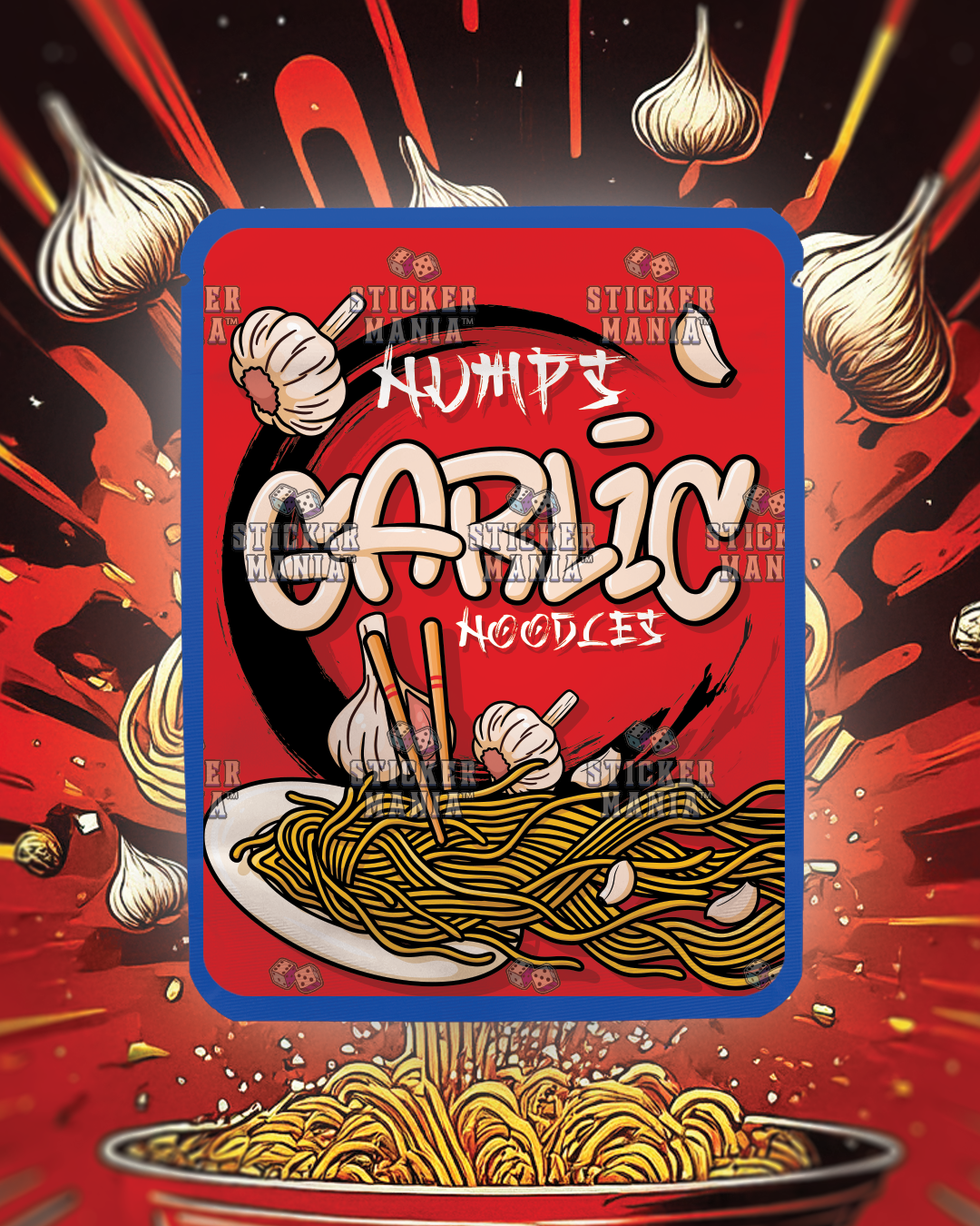 Garlic Noodles | Pre-Made Sticker Bag | 3.5g