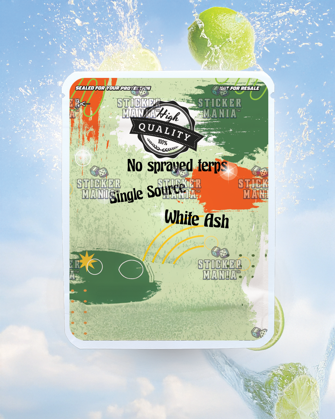 Key Lime Cheesecake | Pre-Made Sticker Bag | 3.5g