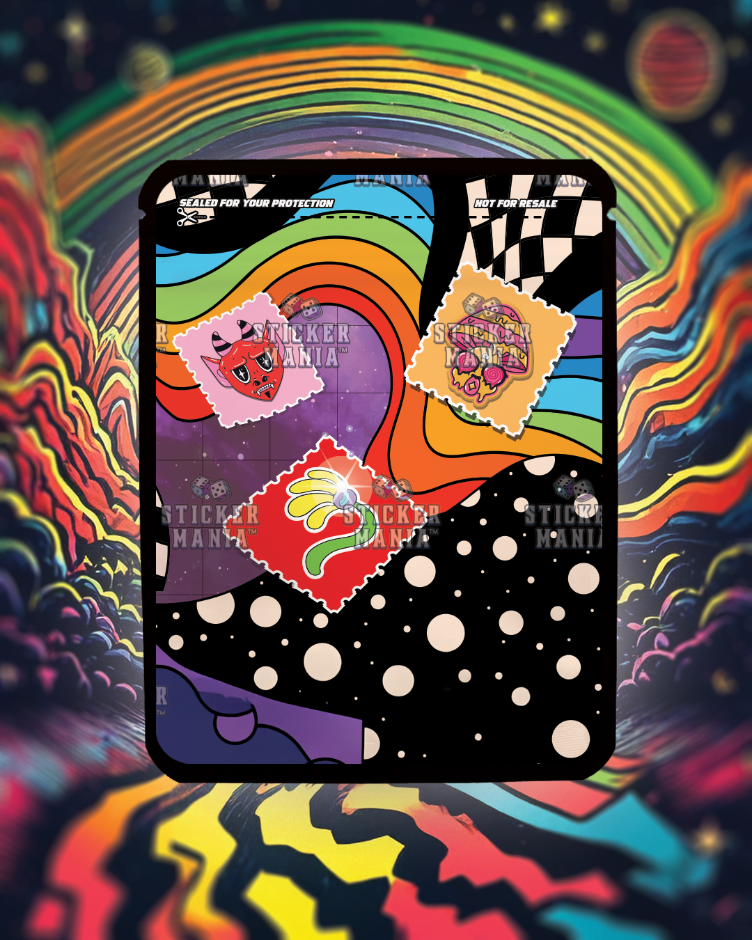 LSD | Pre-Made Sticker Bag | 3.5g