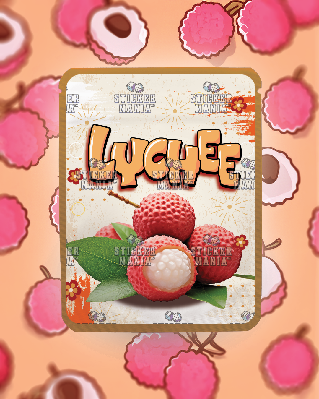 Lychee | Pre-Made Sticker Bag | 3.5g