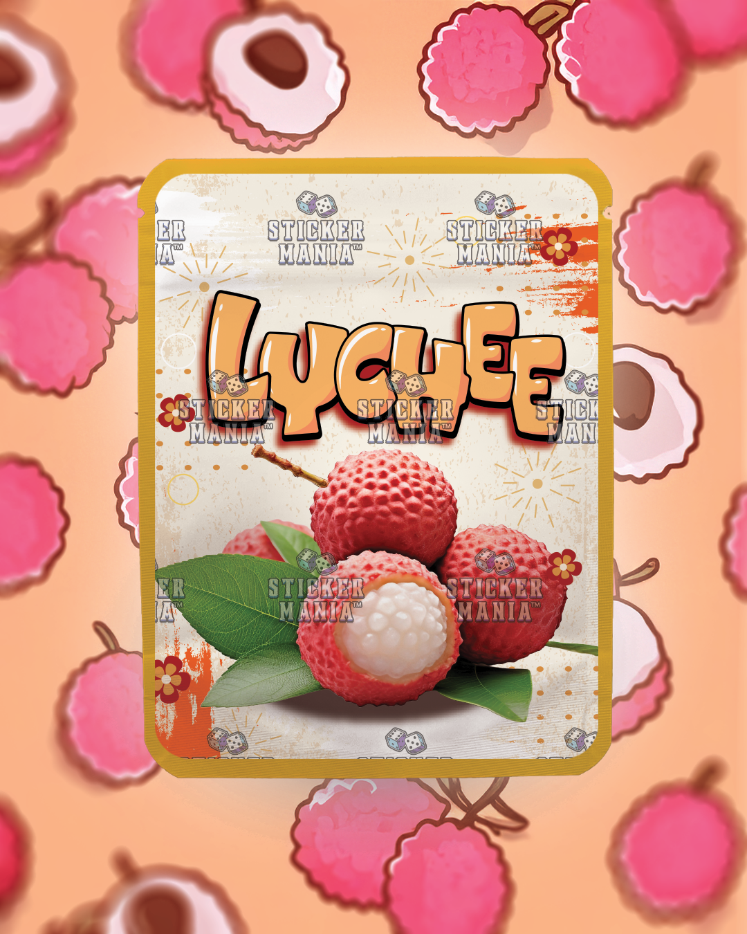 Lychee | Pre-Made Sticker Bag | 3.5g