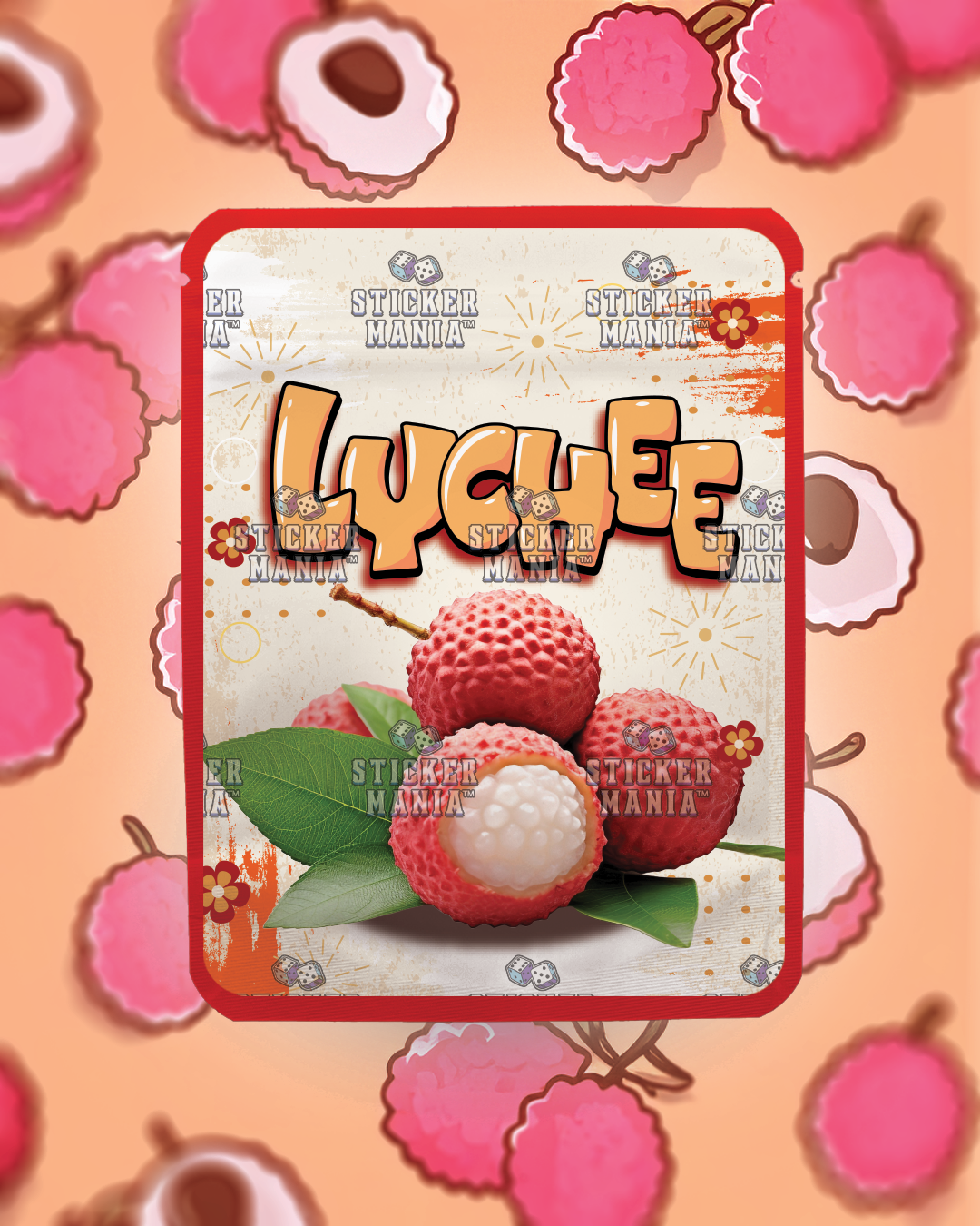 Lychee | Pre-Made Sticker Bag | 3.5g