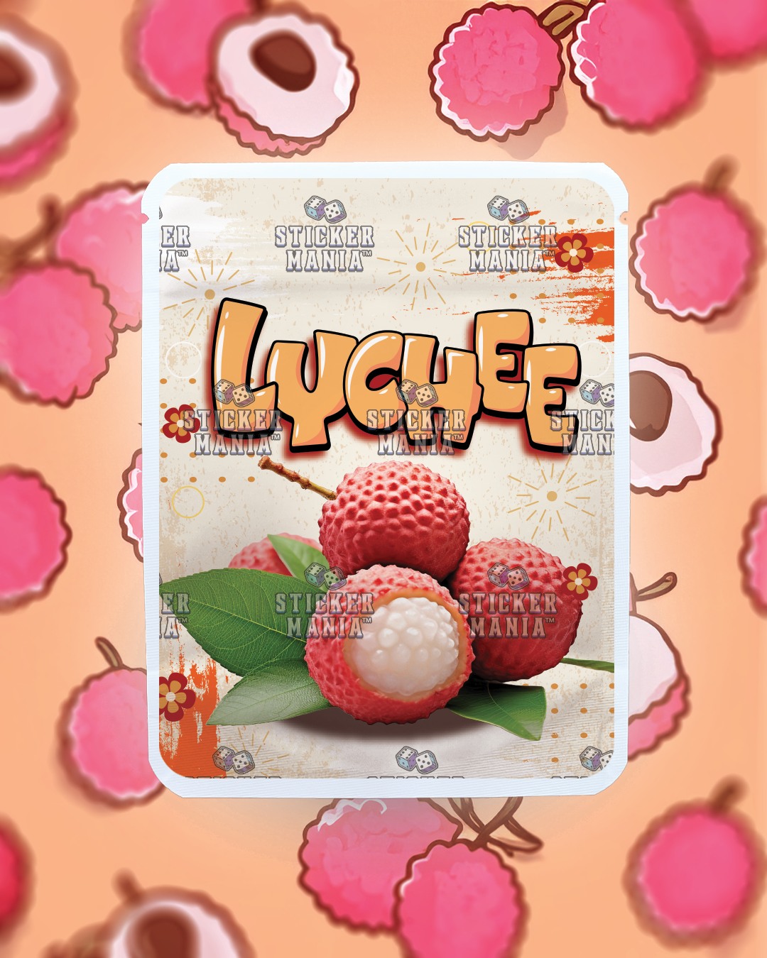 Lychee | Pre-Made Sticker Bag | 3.5g