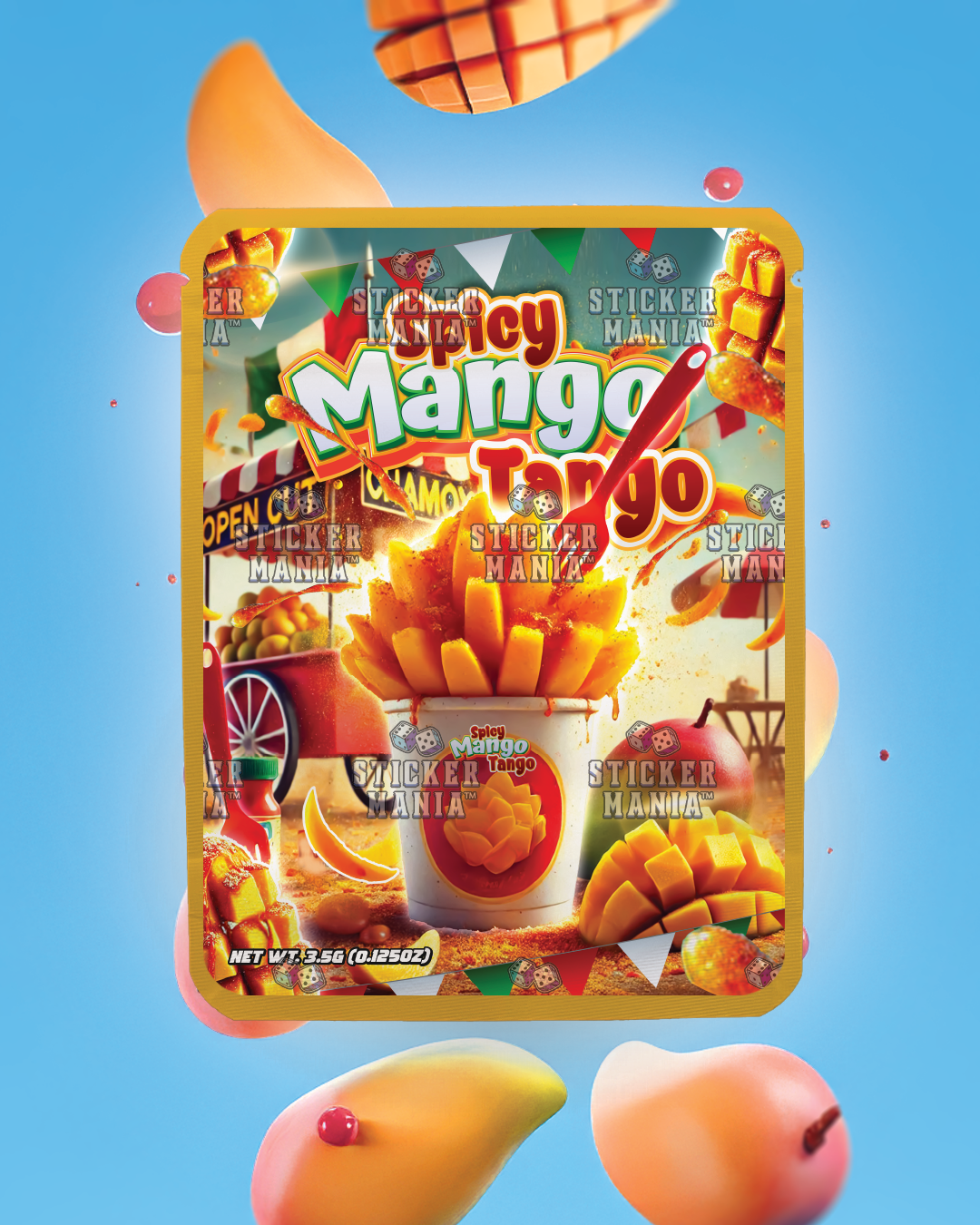 Spicy Mango Tango | Pre-Made Sticker Bag | 3.5g